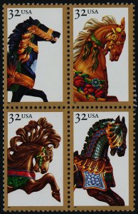 USA 2979a MNH Carousel Horses