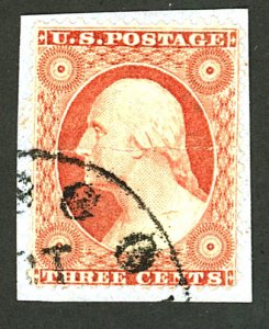 U.S. #25 USED CREASE