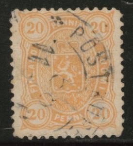 FINLAND SUOMI Scott 33  perf 12.5 1885   stamp 