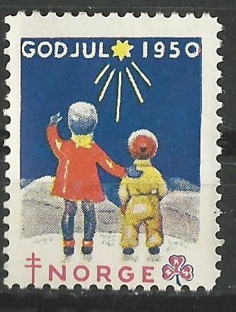 Norway  Non-postal  Christmas Seal   1950    (1) Unused VLH