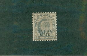 India Nabha State 016 MH CV $3.75 BIN $2.00