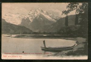 Switzerland 1910 Walensee Mt. Glärnisch & Rautispitz Lake Used View Post Card