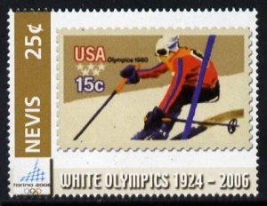 NEVIS - 2006 - Winter Olympics - Perf Single Stamp - Mint Never Hinged