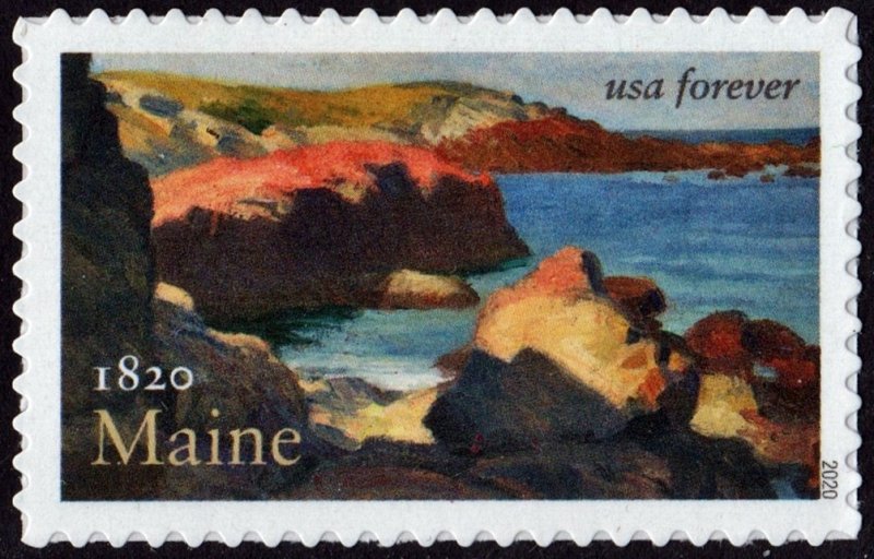 NEW ISSUE: Maine Statehood Single (2020) SA