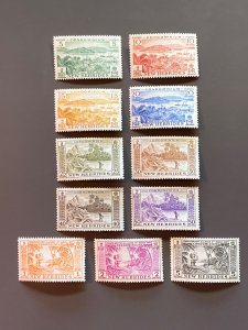 New Hebrides (British) 82-92 F-VF MLH. Scott $ 19.70