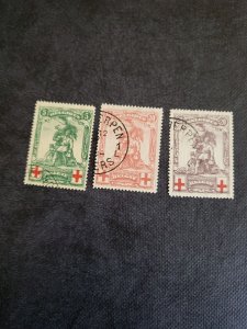 Stamps Belgium B28-30 used