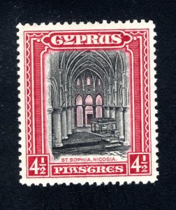 Cyprus, SC# 131,   XF,  Unused,  Original Gum, CV $6.25 .......1580147