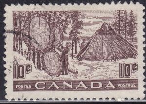 Canada 301 Drying Animal Hides 1950