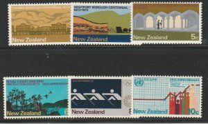 NEW ZEALAND #511-16 MINT NEVER HINGED COMPLETE