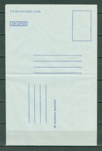 NEWFOUNDLAND 1949 AEROGRAM #UCF3...MINT CONDITION
