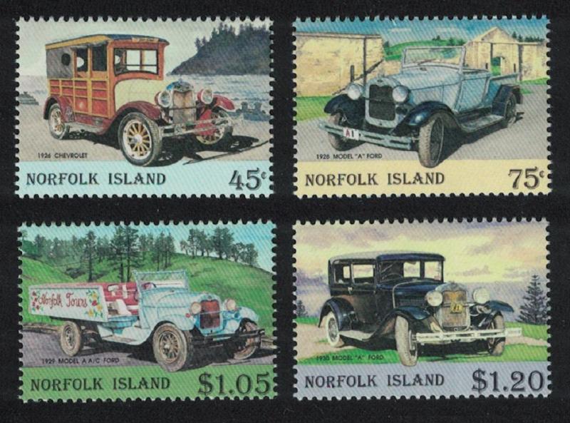 Norfolk Vintage Motor Vehicles 4v SG#583-586 SC#569-572