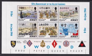 Jersey 675b Souvenir Sheet MNH VF