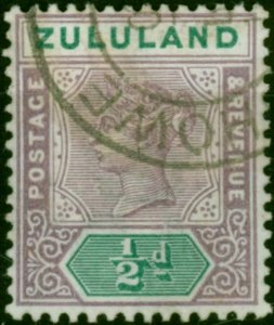 Zululand 1894 1/2d Dull Mauve & Green SG20 Fine Used