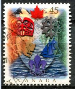 Canada   #1614    VF    Used  