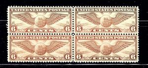 U.S. C19 MNH 1934 Block of 4