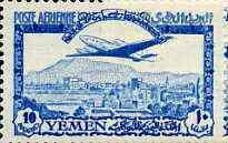 Yemen - Kingdom 1947 Douglas DC-4 10b blue unmounted mint...