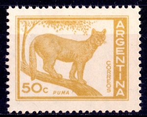 Argentina 1960 Sc#687  PUMA  Single MNH