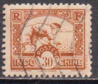 Indo-China  #166  used  (1932)  c.v. $0.30