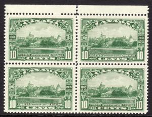 1935 Canada 10¢ Windsor Castle block of 4 MNH Sc# 215 Lot 2
