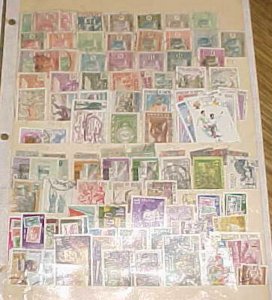 SENEGAL 50 DIFF. STAMPS  & TOGO 50 DIFF.  USED