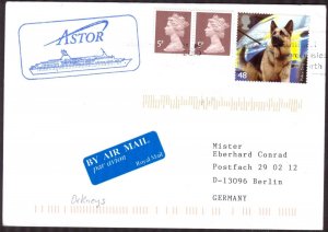 {A105} UK / Great Britain 2010 Dogs Polar Research Ships Astor Cover