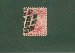 BOLIVIA 28B USED CV$ 2.00 IN$ 1.25