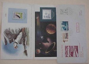 FAROE  2 CARDS WITH MINT LH ALSO CAHCETED 1980