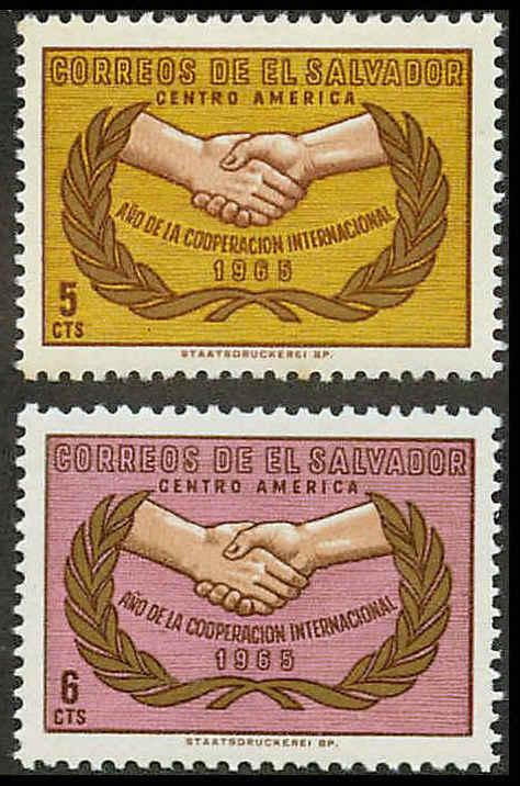 El Salvador 757-758 Mint VF H