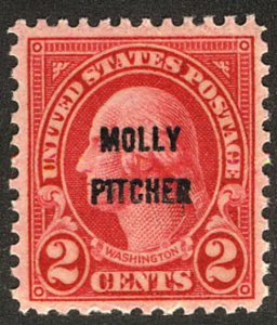 US #646 SCV $160.00 SUPERB mint never hinged,  another super centered stamp, ...