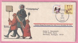 1979 CAMPAIGNING NORMAN ROCKWELL COVER