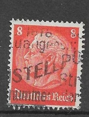 GERMANY - 1933 - III rd REICH - Hindenburg - Used - 8 -