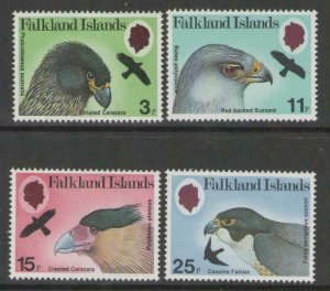 FALKLAND ISLANDS SG384/7 1980 BIRDS OF PREY MNH