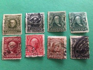 United States early used stamps up to 1 Dollar value  A10859