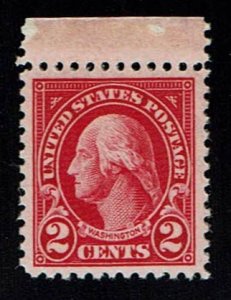 Scott #554 XF/Sup-OG-NH.