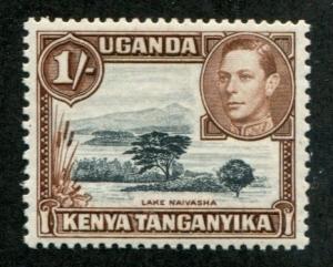 Kenya, Uganda & Tanganyika - KUT SC# 80 SG# 145 perf 13x11-1/4  1sh MH