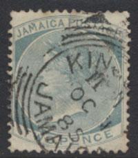 Jamaica SG 20 Used Grey  SC# 20a  wmk CA  nice colour & cancel see details