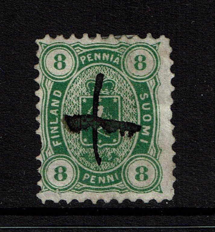 Finland SC# 19, Used, small bottom tear - S2432