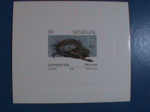 SENEGAL STAMP: 1991  SC# 914  VERY RARE PROOF SHEET-THE SNAKE : :MINT NH PROOF