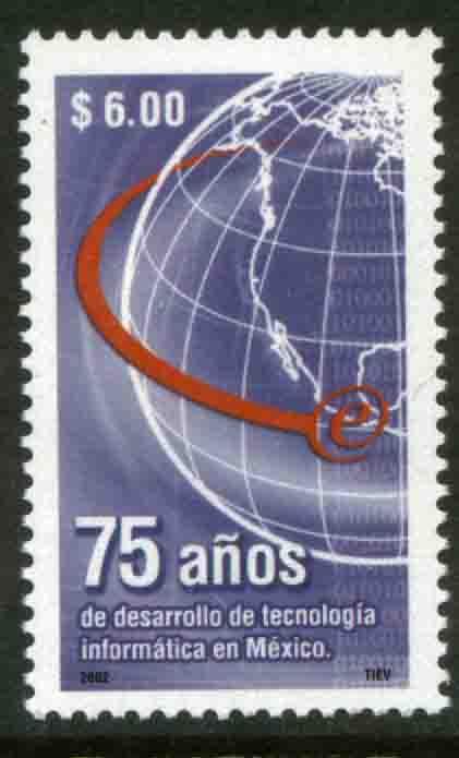 MEXICO 2300, Information Technology 75th Anniversary. MINT, NH. F-VF.