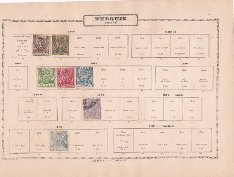 turkey early  stamp as shown ref 12336