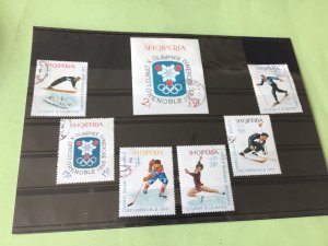 Albania winter sports stamps Ref 53229