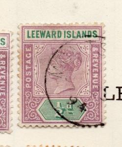 Leeward Islands 1890 Early Issue Fine Used 1/2d. 261160