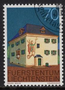 Liechtenstein   #643   1978  cancelled  buildings  70rp