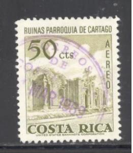Costa Rica Sc # C460 used (DT)