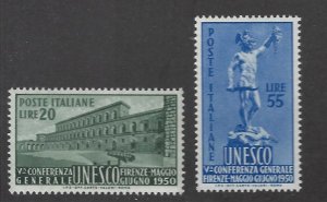 Italy  SC#533-534 MNH F-VF SCV$60.00.....Nice Opportunity!