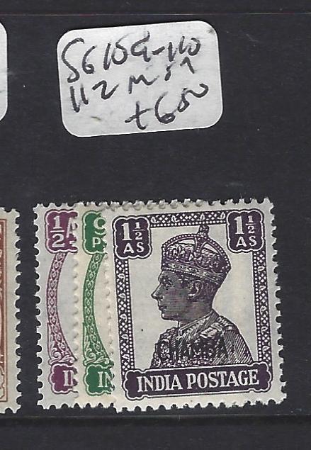 INDIA  CHAMBA   (PP0707B)  KGVI  SG  109-110,  112     MOG