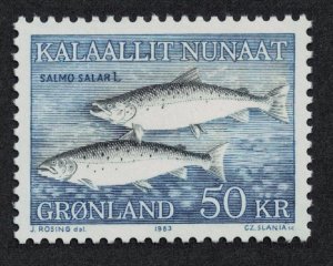 Greenland Atlantic Salmon Fish 50Kr 1983 MNH SC#141 SG#138 MI#140