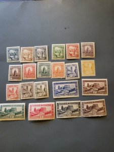 Stamps Tunisia Scott 122-42 hinged