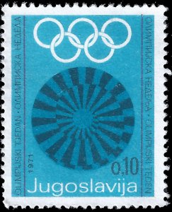 Yugoslavia 1971 Sc RA40 MNG vf  Olympic committee