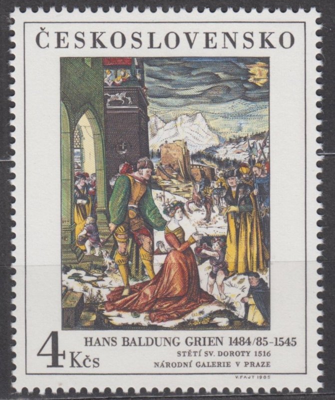 Czechoslovakia Scott #2589 1985 MNH